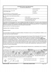 FDAzilla FDA 483 New Zealand Pharmaceutical | May 2018