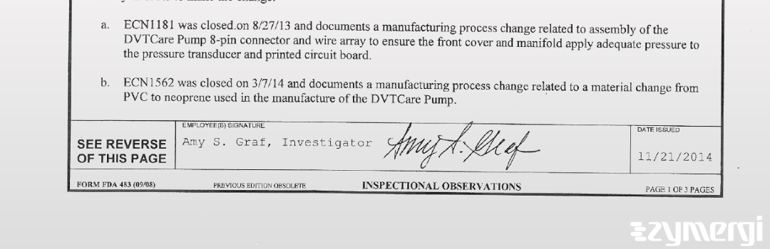 Amy S. Graf FDA Investigator 