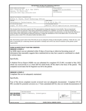 FDAzilla FDA 483 OsteoCentric Technologies, Logan | November 2023