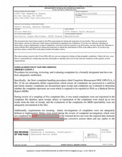 FDAzilla FDA 483 Oticon Medical, Vallauris | June 2022