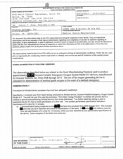 FDAzilla FDA 483 Oxysure Systems, Frisco | October 2014