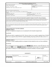 FDAzilla FDA 483 PARAFFIN USA, Phoenix | February 2022