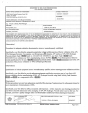 FDAzilla FDA 483 PeroxyChem, Pasadena | September 2017