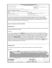 FDAzilla FDA 483 Petnet Solution, Irvine | April 2015