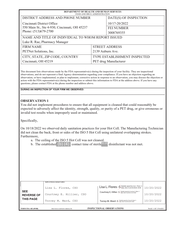 FDAzilla FDA 483 PETNET Solutions, Cincinnati | October 2022