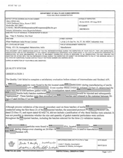 FDAzilla FDA 483 Pfizer Healthcare India Private, Aurangabad | 2018