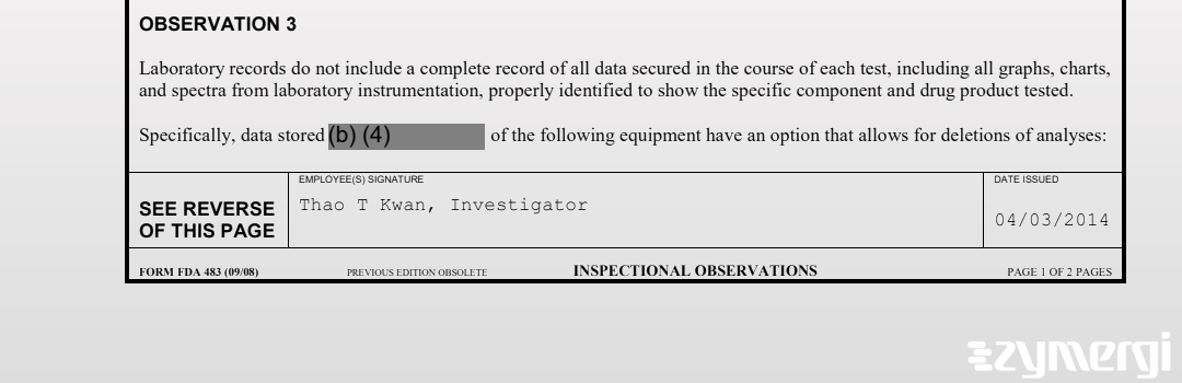 Thao T. Kwan FDA Investigator 