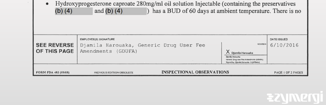 Djamila Harouaka FDA Investigator 