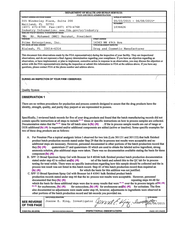 FDAzilla FDA 483 Prime Enterprises, Hialeah | June 2015