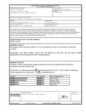 FDAzilla FDA 483 Product Packaging West, N Hollywood | July 2023