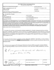 FDA 483 Quality Aspirators, Duncanville | December 2021