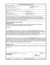 FDAzilla FDA 483 QuVa Pharma, Bloomsbury | May 2019