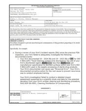 FDAzilla FDA 483 QuVa Pharma, Sugar Land | October 2024