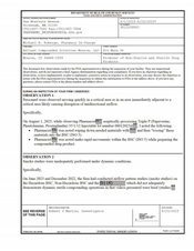 FDAzilla FDA 483 Reliant Compounded Solutions Monroe, Monroe | 2023