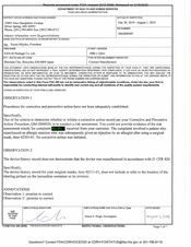 FDAzilla FDA 483 San-M Package, Shimada | August 2019