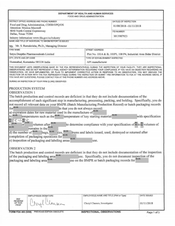 FDAzilla FDA 483 Satya Deeptha Pharmaceuticals, Dhanura | Jan 2018