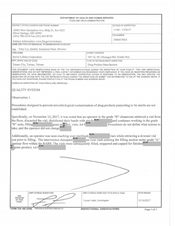 FDAzilla FDA 483 Savior Lifetec , Tainan Branch Injection Plan | 2017