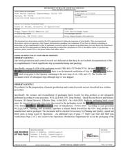 FDAzilla FDA 483 Scapa Tapes North America, Knoxville | February 2020