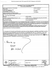 FDAzilla FDA 483 SESMED (CAMBODIA) HEALTHCARE PRODUCT | Jan 2019