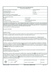 FDAzilla FDA 483 Soleo, Pyeongtaek | August 2018