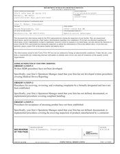 FDAzilla FDA 483 Sound Ergonomics, Woodinville | August 2018