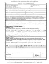 FDAzilla FDA 483 Spineway, Ecully | July 2019