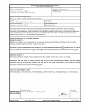 FDAzilla FDA 483 Stason Pharmaceuticals, Irvine | April 2021