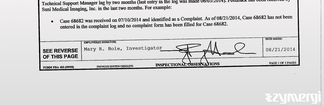 Mary R. Hole FDA Investigator 