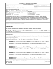 FDAzilla FDA 483 Taro Pharmaceuticals U, Hawthorne | March 2012