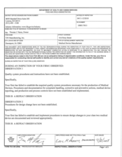 FDAzilla FDA 483 TJN Mfg, Davenport | April 2018