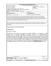 FDAzilla FDA 483 TMJ Solutions, Ventura | April 2015