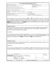 FDAzilla FDA 483 Ultimate F/X Lasers and Pyrotechnics, Marengo | 2022