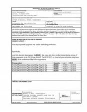 FDAzilla FDA 483 University Rx Specialists, San Diego | October 2017