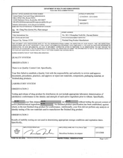 FDAzilla FDA 483 Vida International, Taoyuan City | December 2018