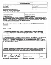 FDAzilla FDA 483 Vista Biologicals, Carlsbad | May 2015