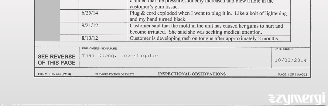 Thai T. Duong FDA Investigator 