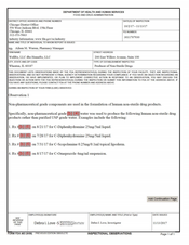 FDAzilla FDA 483 WellRx dba HomeRx, Wheaton | November 2017