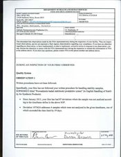 FDAzilla FDA 483 Zaklady Farmaceutyczne Polpharma | May 2018