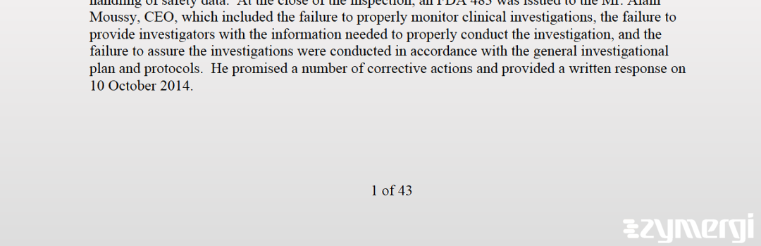 Barbara D. Wright FDA Investigator 
