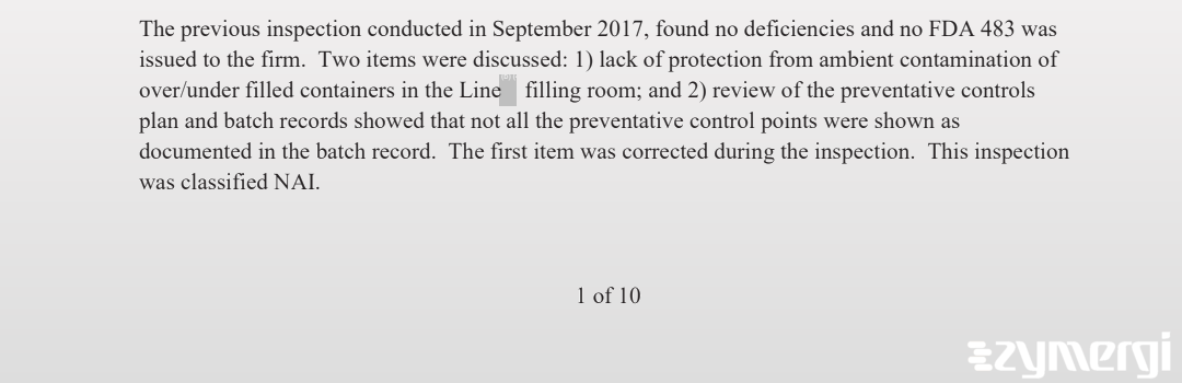 Christi L. Bellmore FDA Investigator Erin M. Miller FDA Investigator 