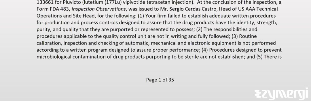 Robin P. Mathew FDA Investigator Mindy M. Chou FDA Investigator Victoria Spivak FDA Investigator