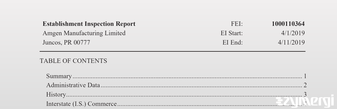FDANews EIR Amgen Manufacturing Limited Apr 11 2019 top