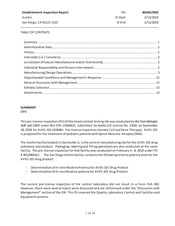 FDAzilla FDA EIR AveXis, San Diego | February 2019