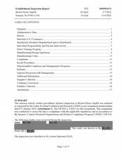 FDAzilla FDA EIR Celgene, Summit | March 2022