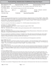 FDAzilla FDA EIR Charles River Laboratories, Spencerville | Oct 2020