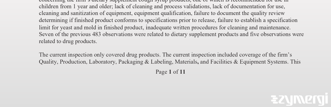 Michele Gottshall FDA Investigator