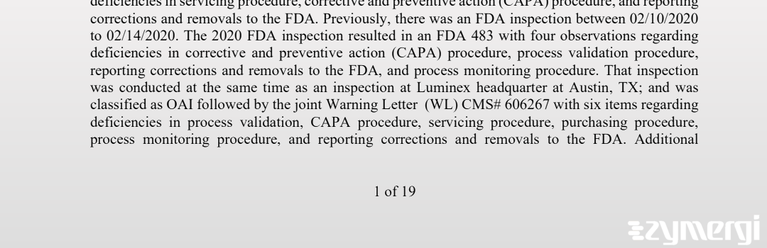 Nicholas Z. Lu FDA Investigator 