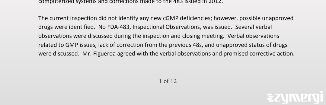 Richard A. Lyght FDA Investigator Jennifer Lalama FDA Investigator 