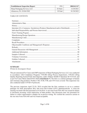 FDAzilla FDA EIR Sharp Packaging Services, Allentown | January 2022