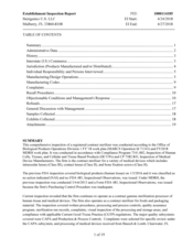 FDAzilla FDA EIR Sterigenics US, Mulberry | April 2018